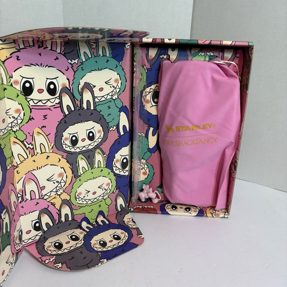 Stanley LoveShackFancy Labubu 40oz Quencher Triple Collab Limited New Box - Picture 5 of 6